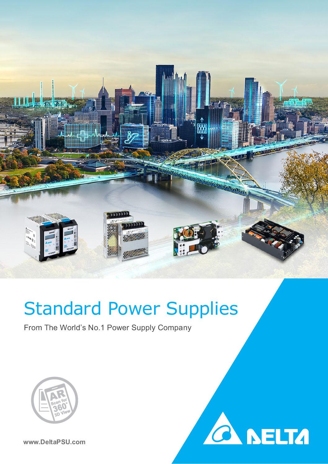 Delta Power Supplies Catalogue supplied by ElectroMechanica